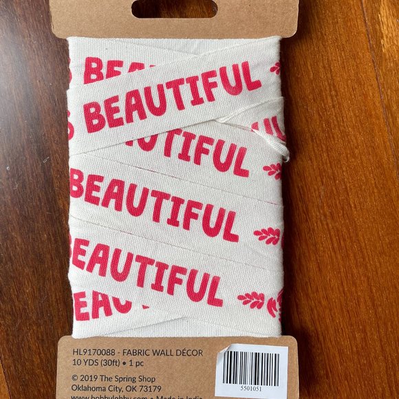 NEW Cotton Garland - Life is Beautiful - Picture 2 of 4